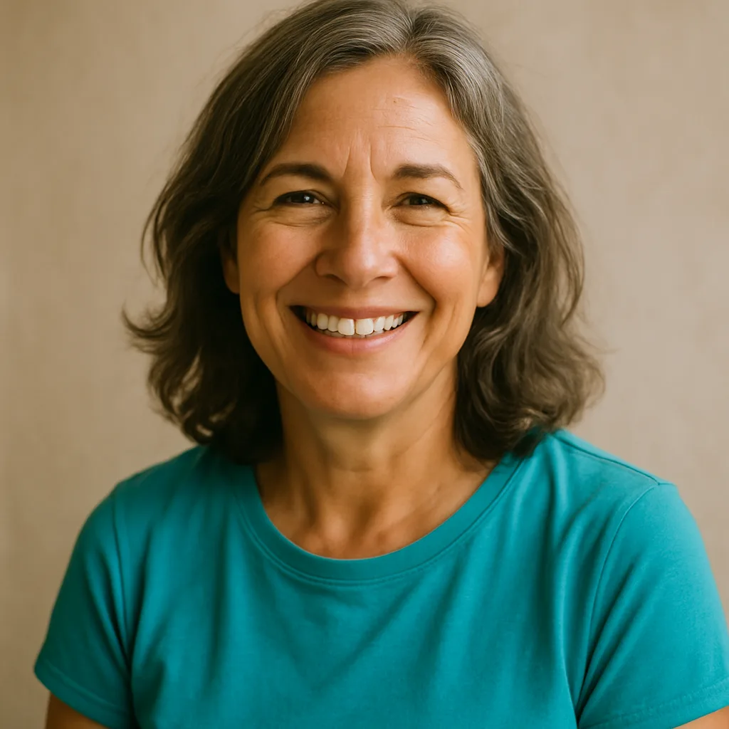 Smiling woman in her 50s — member of The Cambridgeshire Dating Site